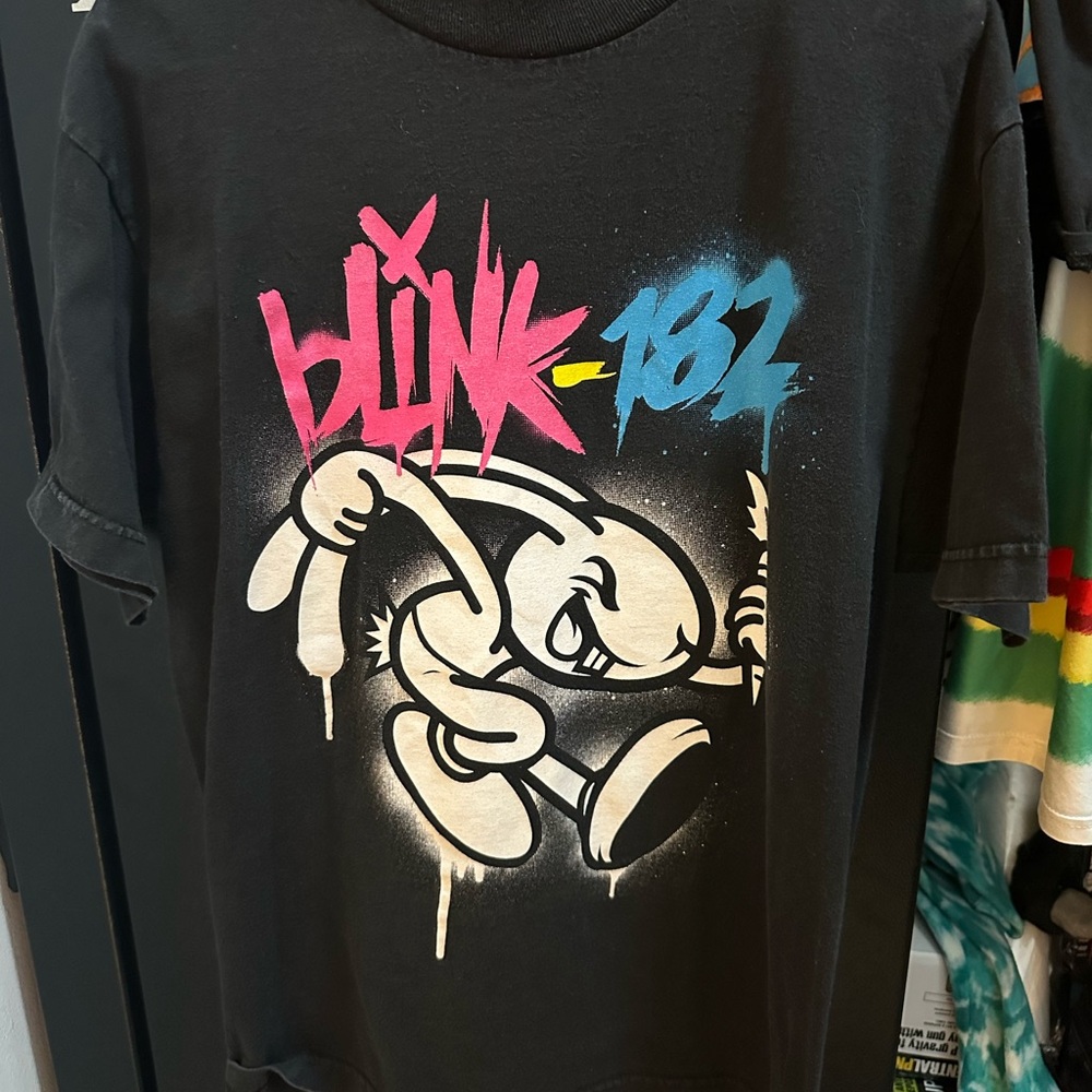 Black Blink-182 Graphic T-Shirt